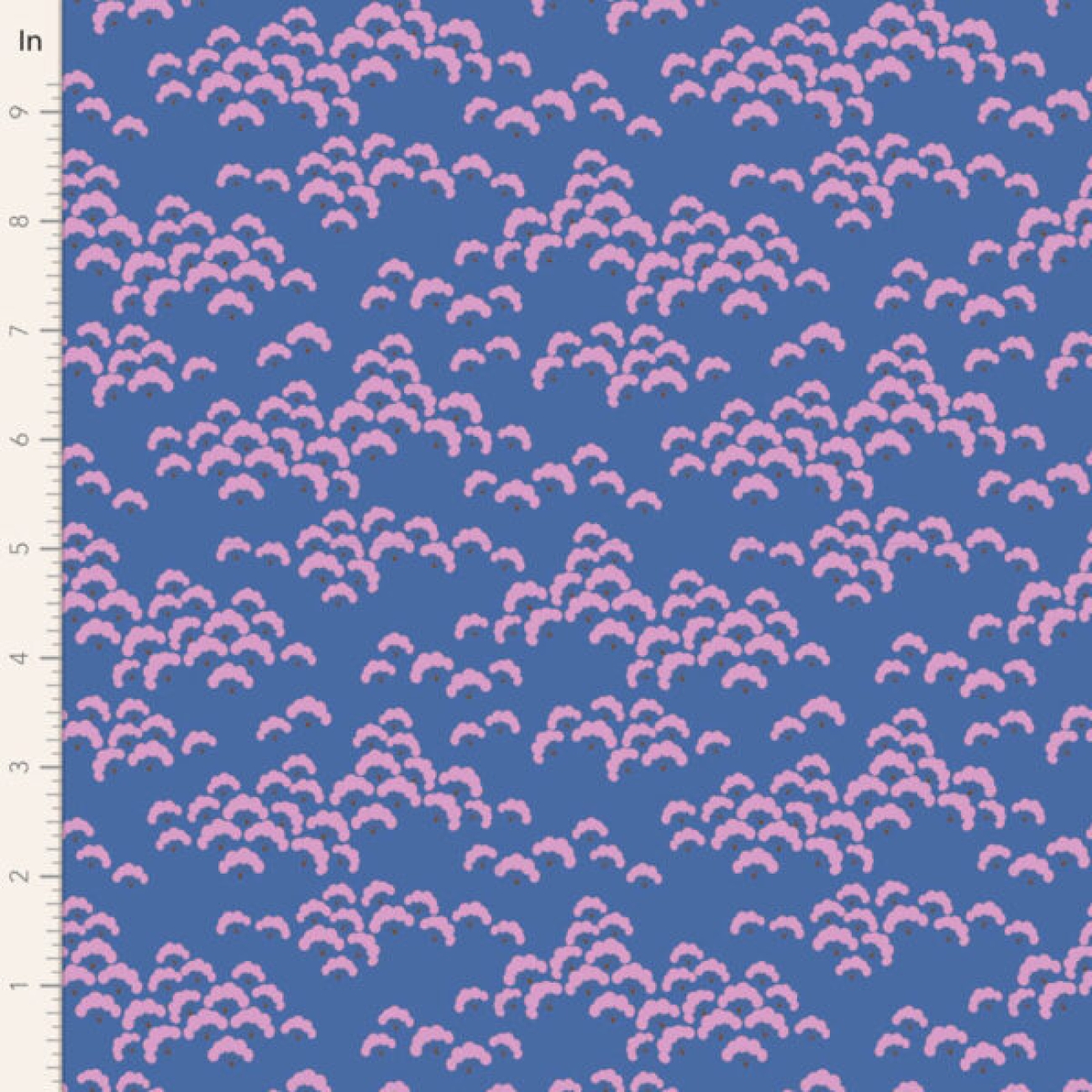 Tilda Patchwork Stoff Baumwolle - Bloomsville Cottonbloom Blueberry